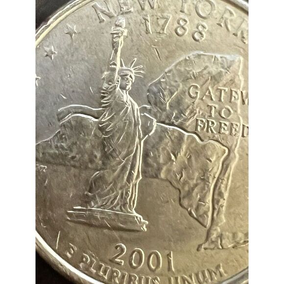 2001 New York Quarter P Mark - Picture 6 of 10